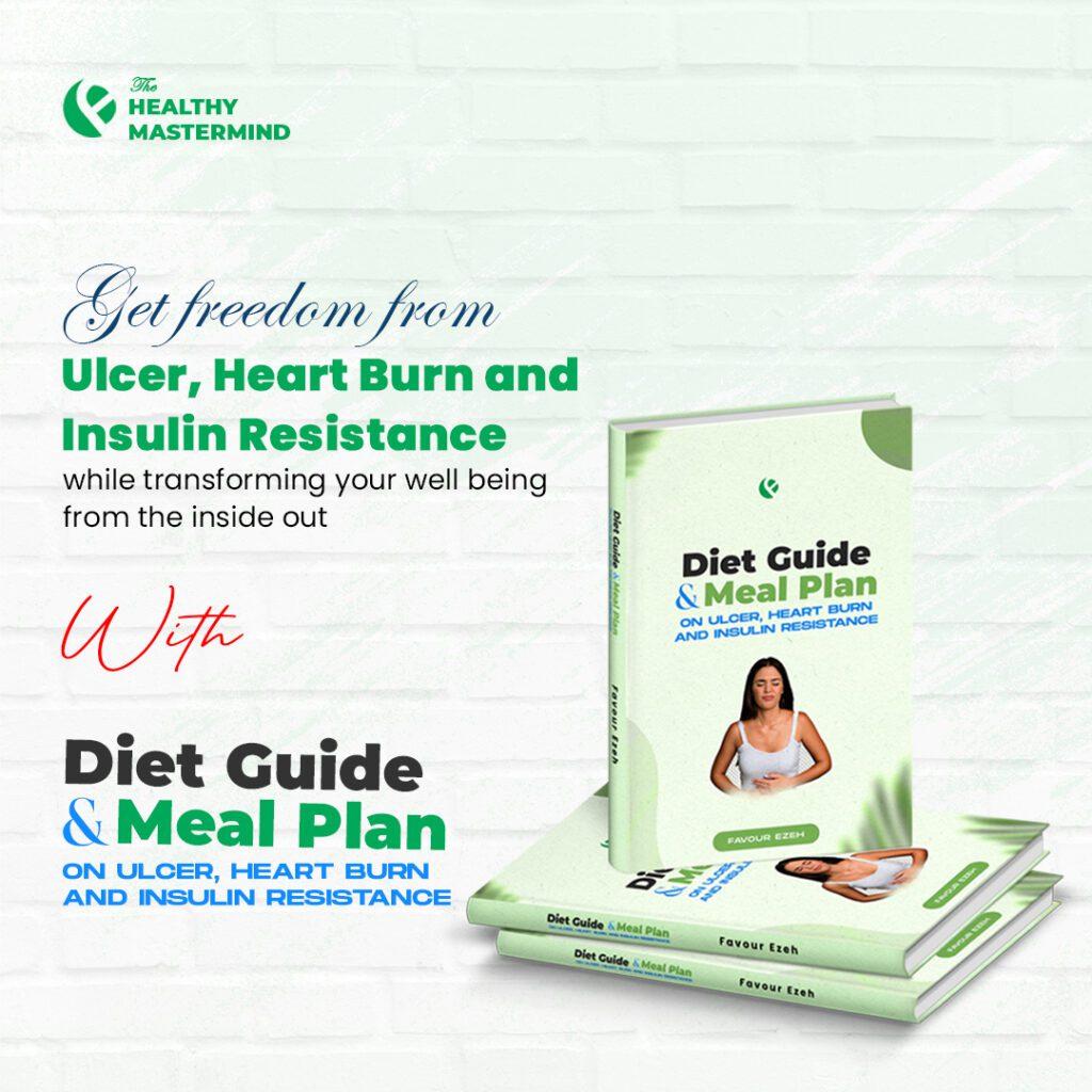 Fahveze Diet Guide and Meal Plan on Ulcer and Insulin book