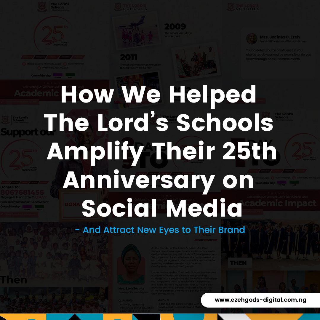 How We Helped The Lord's Schools Amplify Their 25th Anniversary on Social Media